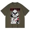 230 Gsm 100% Cotton Gachiakuta V5 Rudo White Print Unisex Heavy Cotton T Shirt