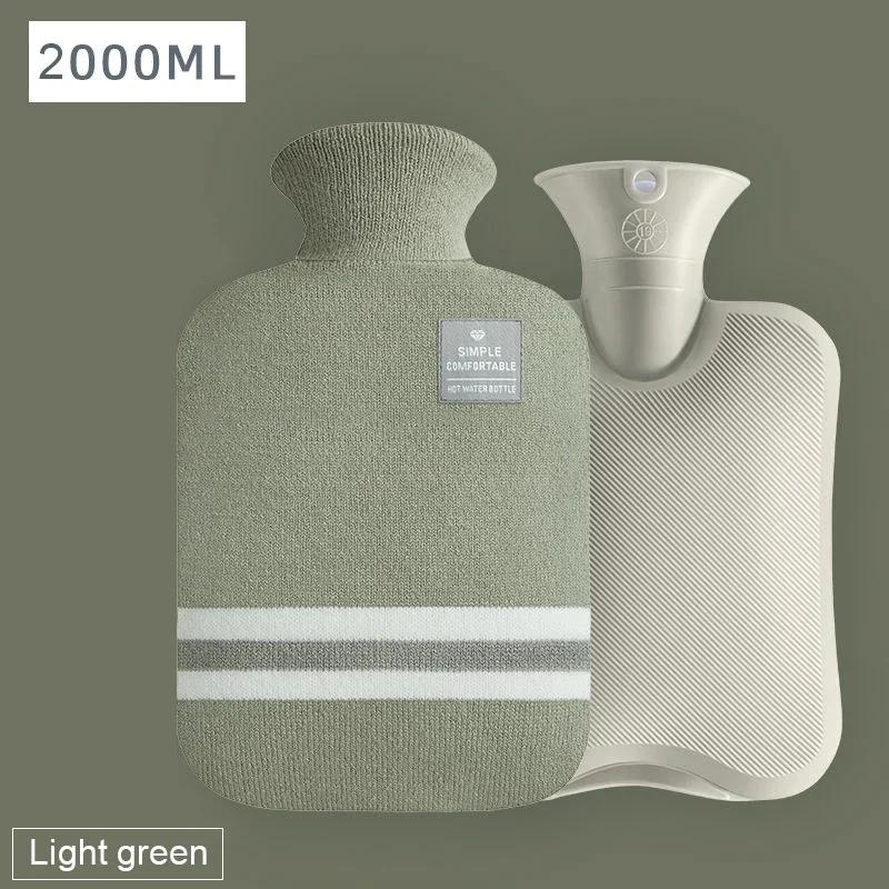 1000/2000Ml Hot Water Bottles Bag Water-filling Hot-water Bag for Female Warm Belly Hands and Feet Keep Hand Warmer Hot WaterBag