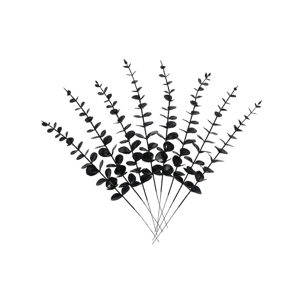 20 Piezas Hojas Simuladas Adornos Decorativos para el Hogar, Accesorios para Bodas, Accesorios para Arreglos Florales, Plantas Verdes Artificiales