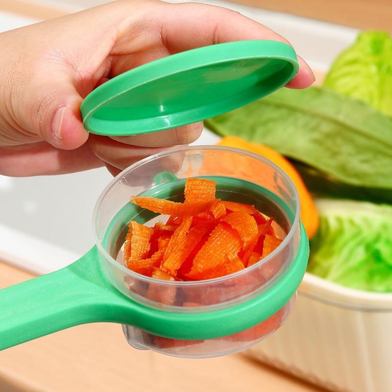 Multifunctional Kitchen Peeler with Storage - Ideal for Potatoes and Fruits