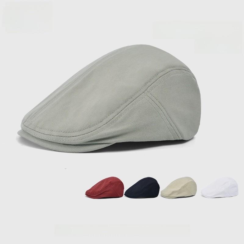 Canvas Beret Hat With Breathable Sunshade For Summer And Spring Use