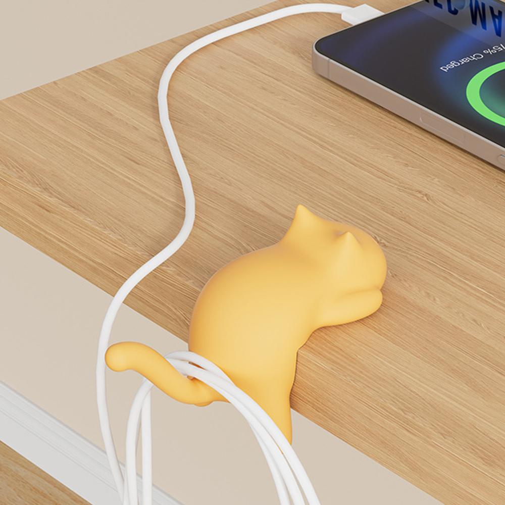 Cute Cat Bag Hook Portable Table Hook Handbag Backpack Organizer Holder for Home Office Desk Side Decor Travel Bag Hanger