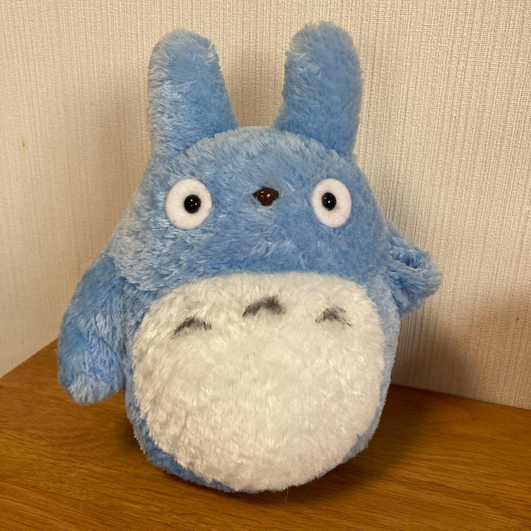 Totoro stuffed toy light blue