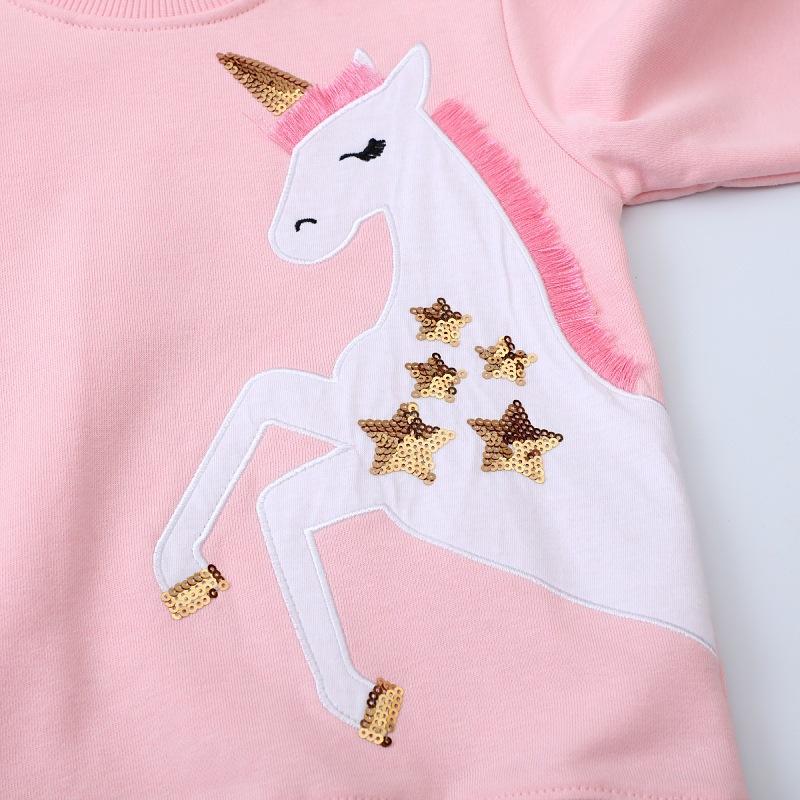 Kids Long Sleeve Hooded Sweatshirt for Boys and Girls Soft Cotton Top