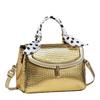 The Latest Trendy Style Japanese and South Korean Crocodile Print Female Hand Complete Shoulder Crossbody Saddle Bag Casual Crossbody Bag Trend