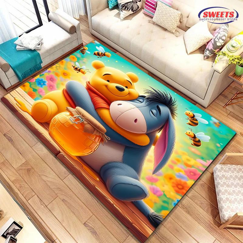 Neue Regale ! Beliebter Winnie Puuh I-Aah Teppich, Wohnzimmer Schlafzimmer Büro Kinderzimmer der Wahl, Rutschfeste Waschbare Matte