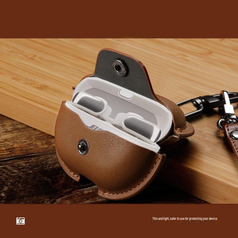 Bose Ultra Earbuds Leather Protective Case by Big Shark