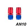 2X 4AN 6AN 8AN 10AN 12AN Straight 45 90 180 Degree Swivel Hose End Fittings Adapter For CPE Oil Fuel Gas Hose NPT Plug Aluminum