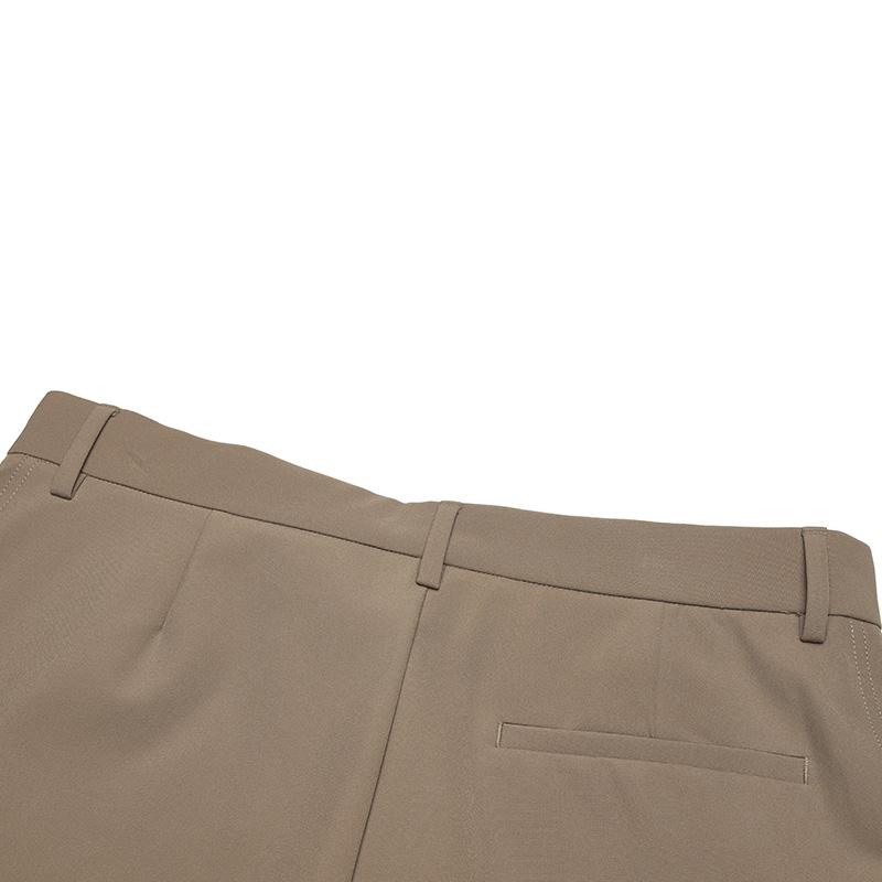 FILA Simple Comfortable Versatile Straight Leg Casual Pants Men bottoms Sand-Bean-Brown F11M518802FBN