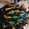 45/65 Pièces Pinces à Cheveux Mini Barber Colorées/Argentées Résistantes à la Chaleur Épingles Fixes en Métal Pro Salon Coupe de Cheveux Coiffage Ménager