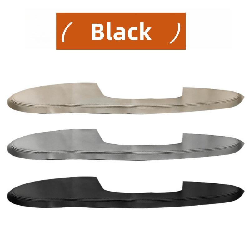 2 Doors Car Black Microfiber Leather Armrest Cover Auto Interior For BMW E90 M3  2005-2011 Door Panel Door Armrest Panel Cover