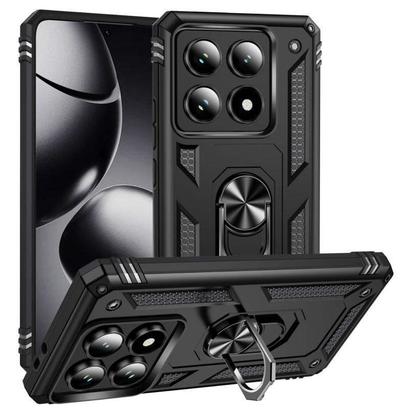 Armor Funda for Xiaomi 14T Pro 14T 5G Case Shockproof Magnetic Ring Stand Cover for Mi 14T 14 T T14 14TPro Protection Capa