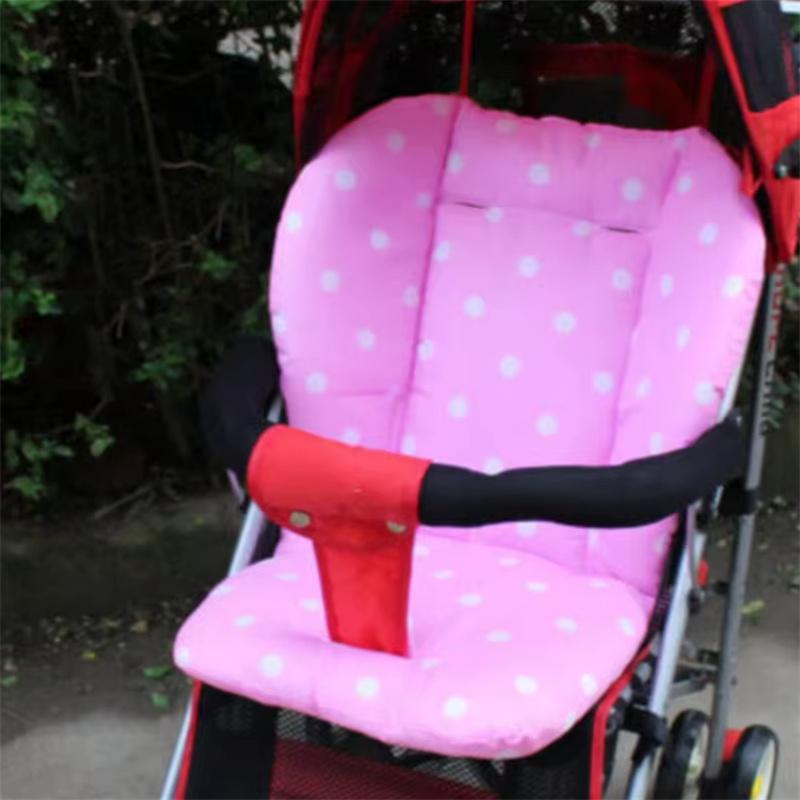 Modern Polka Dot Print Pattern Children Stroller Cushion Thickened Baby Stroller Cotton Pad Baby Home Dining Chair Soft Sit Mat