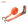 2 Pack Heavy Duty Ratchet Tie Down Straps Non-Slip Hooks Durable Webbing for Truck Motorcycle Cargo Fastening