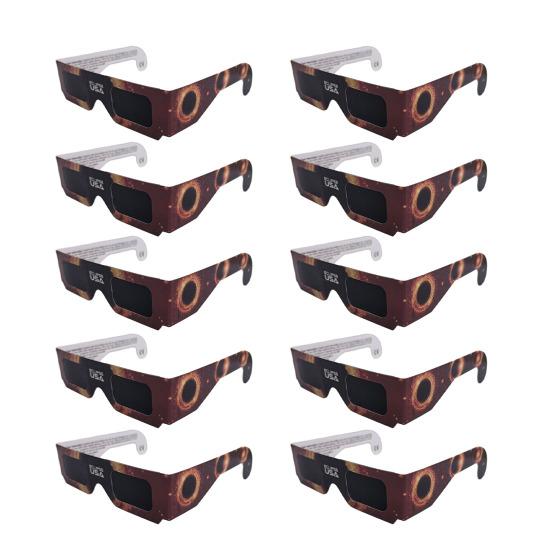 Professional Sun Glasses Solar Eclipse Glasses UV IR Filter Sun Glasses Adults Safe Shades for Direct Sun Viewing