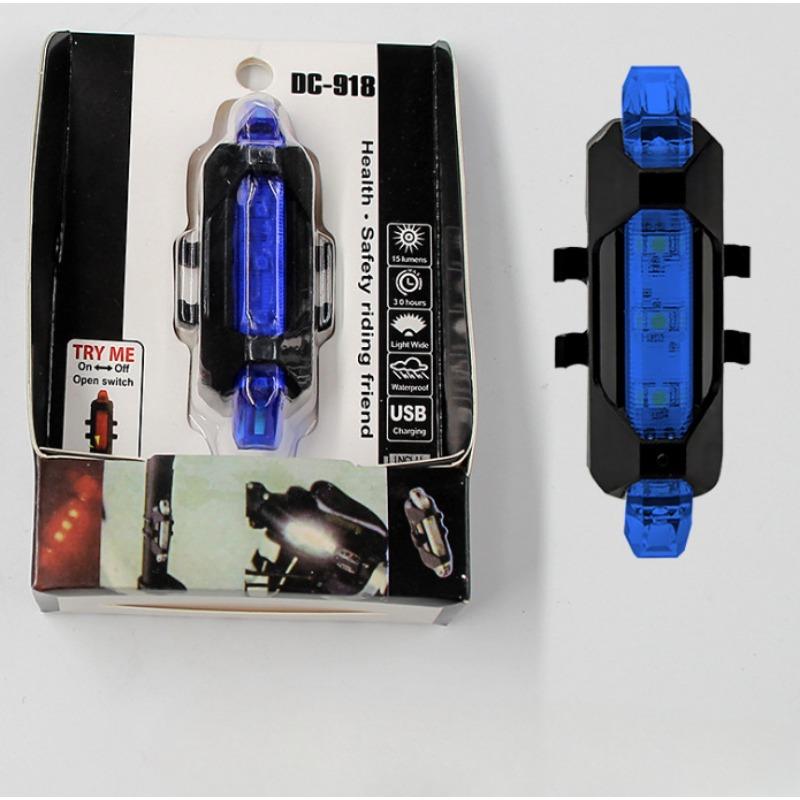 Bicycle Taillights USB Charging Warning Lights Flashing At Night, LED Taillights for Mountain Bikes, Cycling Lights, Bicycle Equipment