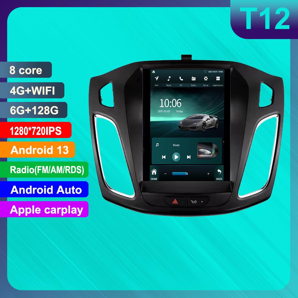 Ford Focus MK3 Navigation System: Android HD GPS with Reverse Camera & CarPlay Compatibility