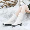 Women's snow boots winter warm and comfortable non-slip long-staple shoes large size casual cotton shoes