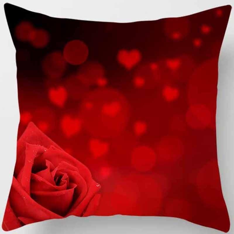 Love Warm Clothes Printed Pillowcase Home Decoration Office Supplies Car Seat Cushion