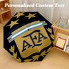 8‑Rib Automatic Umbrella, Argentina National Team Design Foldable Umbrella for Sun Rain Protection Travel