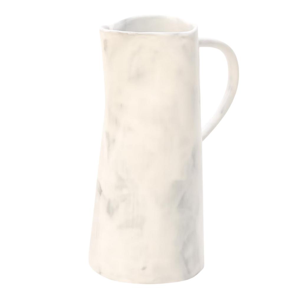 Off White Plain Ceramic Jug