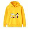 Kids Boys Girls Cartoon Fairy Dwarfs Print Hooded Sweatshirt Casual Pullover Hoodie for Children Daily Wear