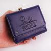 Bifold Wallet Clasp Wallet Navy [Snoopy] Women's
