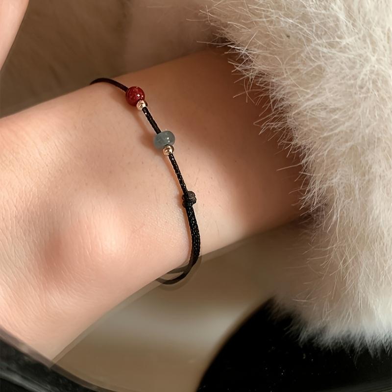 

Handmade Lucky String Braided Bracelets for Women Men Wealth Good Luck Amulet Couple Friendship Wristband Jewelry Birthday Gift