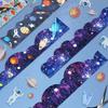 120ft Bulletin Board Borders Decorations Outer Space Classroom Decor Galaxy Star Planet Astronaut Scalloped Border Trim for Teacher School Office