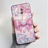 Coque de téléphone imprimée pour Itel A16 / A16PLUS / A23 / ITEL Alpha Lite Funda Coque Souple en Silicone Noir Coque Fleurie Mignonne Capa