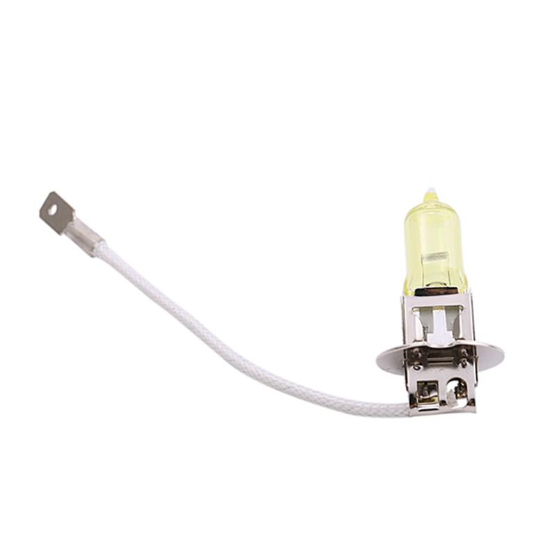 A03Z-Car Halogen Bulbs Vehicle Fog Light DC 12V H3 100W Yellow Bulbs