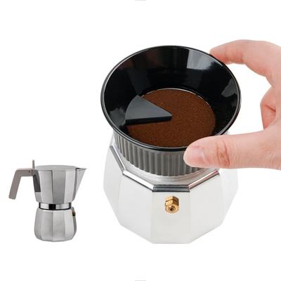 Watchget Moka Pot Dojin Lejek 60mm Ekspres do kawy Espresso Narzędzie dystrybucyjne Made in Italy Moka Express 6 filiżanek Czarny