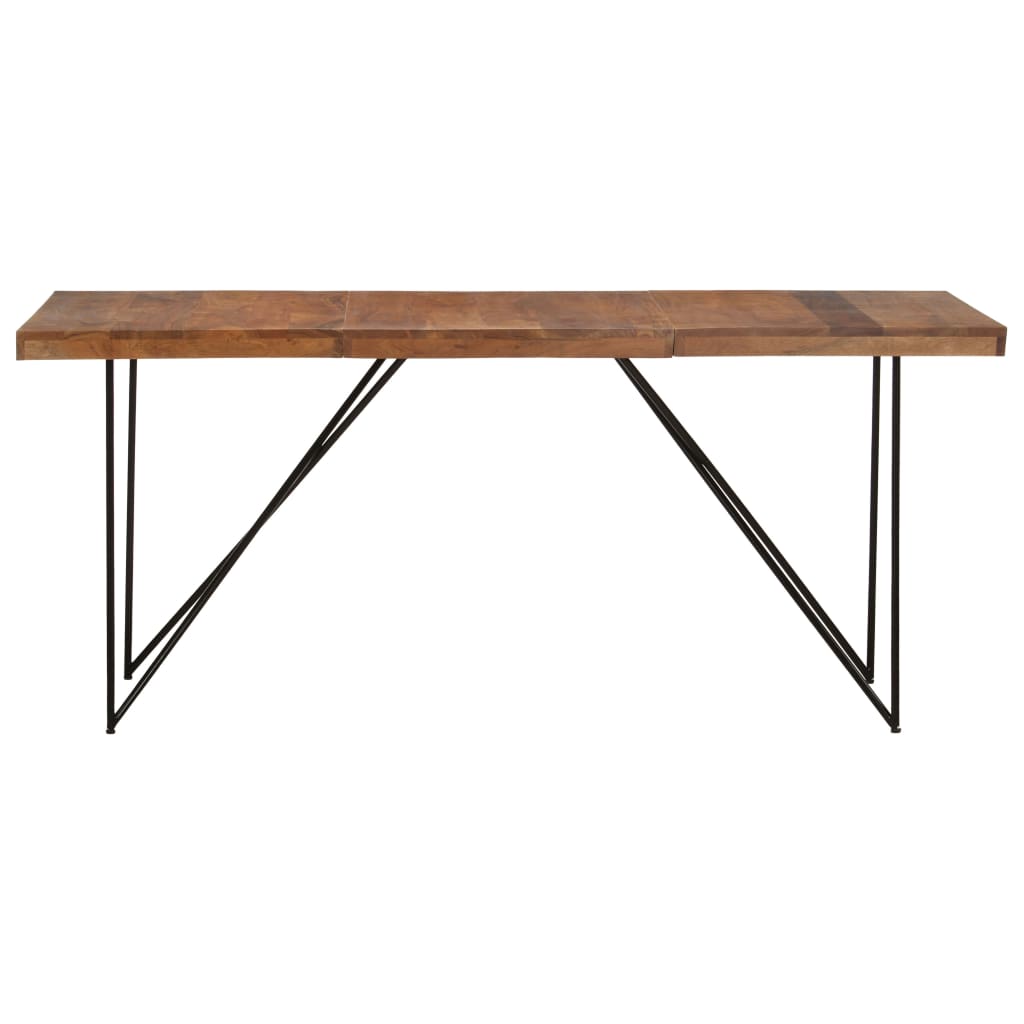 Dining Table 180 x 90 x 76 cm Solid Acacia Wood