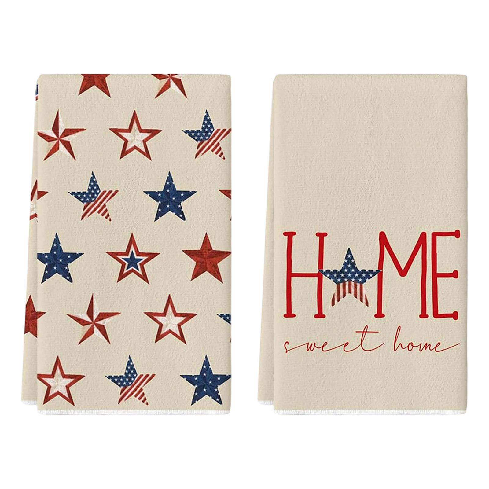 Set of 2 Kitchen Towels Microfiber Dish Towels Absorbent Hand Towels for Kitchen and Bathroom 40x60cm Durable and Quick Drying One Size