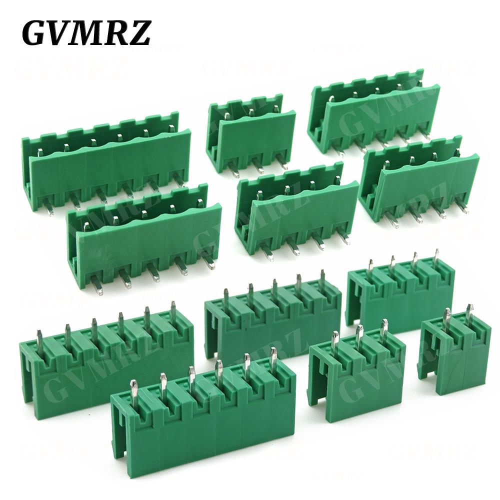 5PCS KF2EDG 5.08mm Opening PCB Plug-in Terminal Block 2 3 4 5 6 7 8 9 10 12 PIN Male Header Wire Connector 2EDG Plug-in