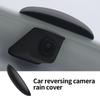 Car Rear Camera Rain Cover ABS Waterproof Rear View Auto Camera Shield Protective Sticker Car Reverse Camera Rain Shade Cover