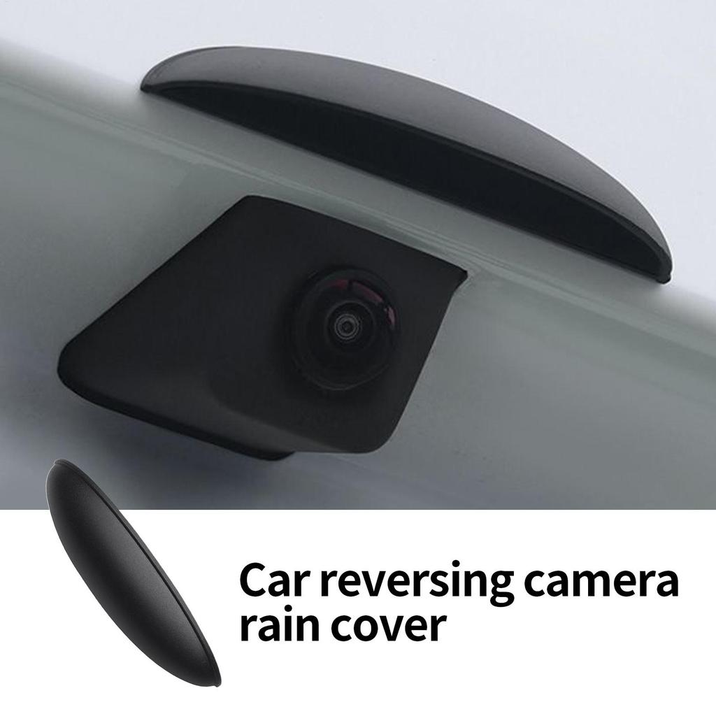 Car Rear Camera Rain Cover ABS Waterproof Rear View Auto Camera Shield Protective Sticker Car Reverse Camera Rain Shade Cover