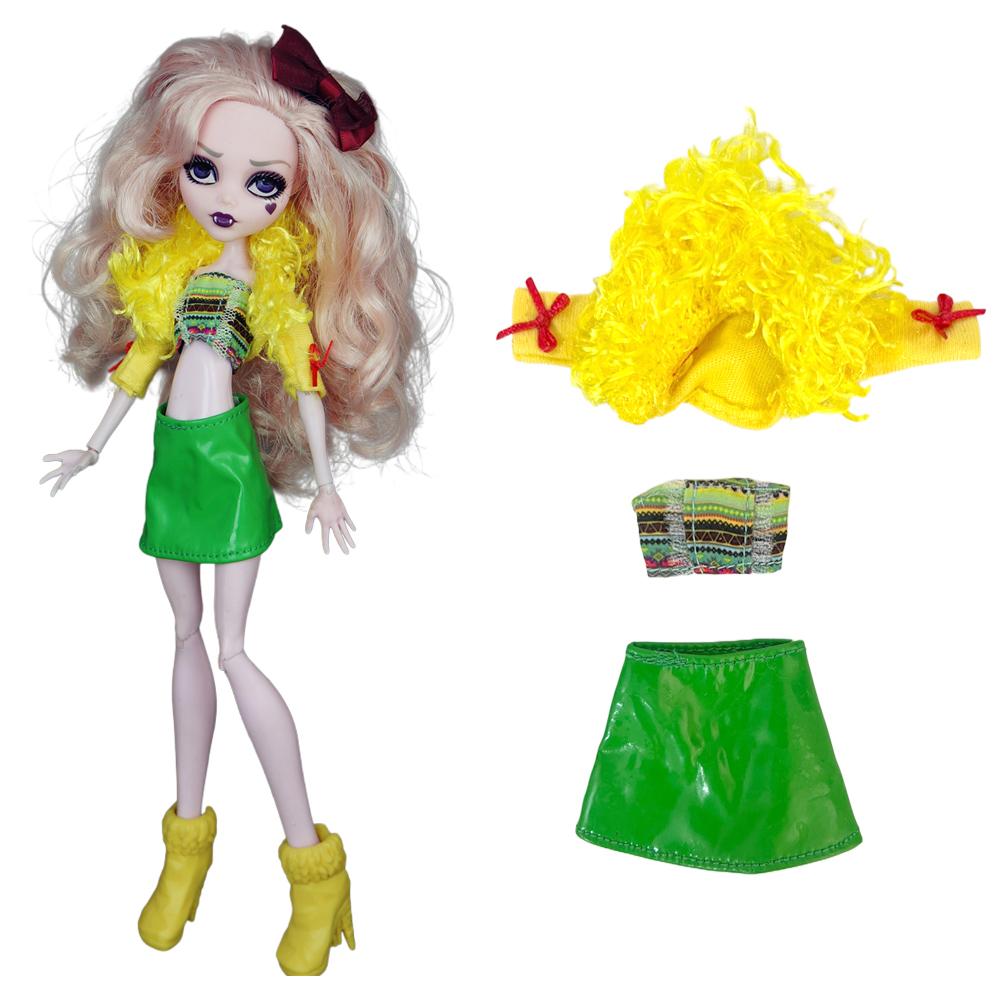 NK 1 Set 11 Zoll Puppenzubehör Für 27 cm Puppenkleidung Mode 10,5 Zoll Puppen Kleid Rock Miniaturartikel Spielzeug JJ