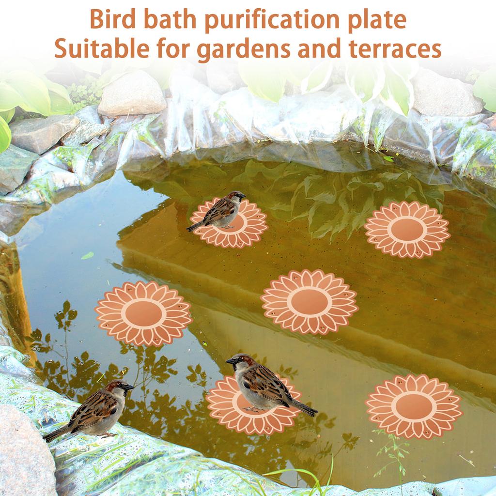 Decorative Leaf-Shaped Bird Bath Tray for Garden and Patio Outdoor Use Durable Water Basin for Birds and Wildlife