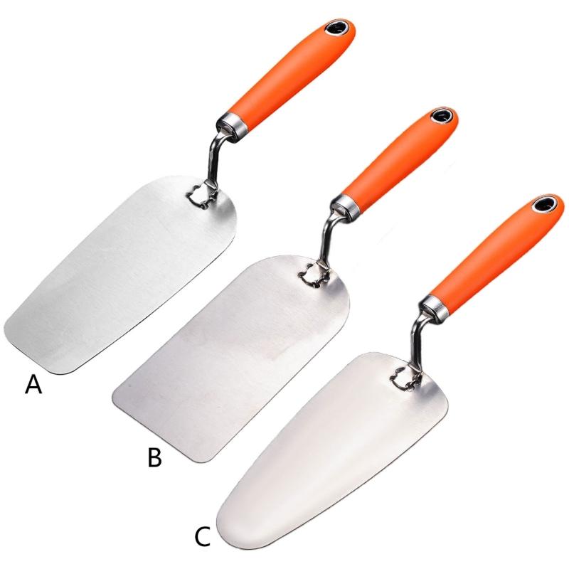 Flat Drywall Trowel High Hardness Stainless Steel High-Impact Handle Gyprocks Wall-Board Plasterboard Scraper