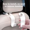 Hanging Design Car Seat Headrest Hook Auto Interior Storage Organizer  for Interior Organization