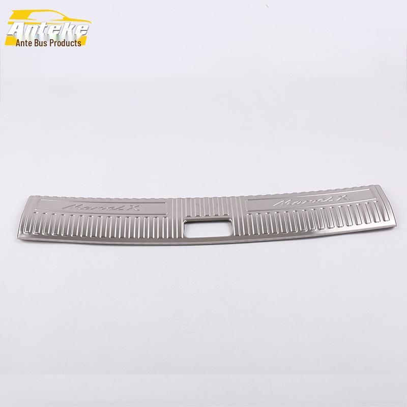 Fits 19 MARVEL-X Models: Rear Guard Plate & Trunk Tailgate Bumper Pedal Sequins.