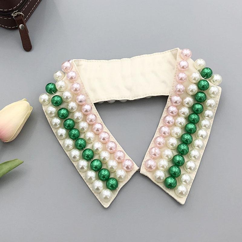 Pearl Women Shirt False Collars Crystal Removable Collar For Women Necklace Fake Collar Detachable Diamond Lacklace Nep Kraagie