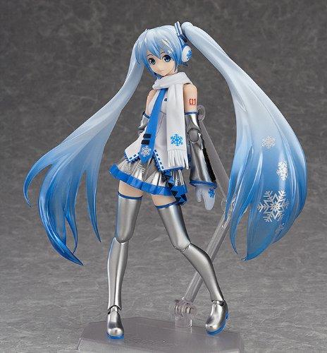 Figma Personaj Seria vocală 01 Hatsune Miku Snow Miku figură mobilă pictată ABS&PVC fără scară