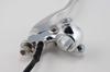 KITACO Right Lever Holder Set Holder Monkey Silver & (Short/Mirror Included) Etc. 525-0701101