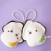 with Pearl Chain Oysters Pendant Doll 10cm Size Oysters Plush Pendant  Keychain Decor