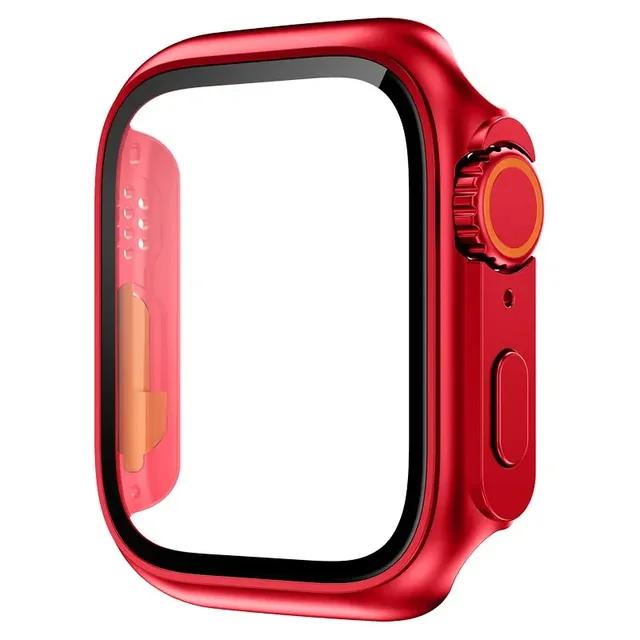 Gehärtetes Glas+Hülle Für Apple Watch 11 10 46mm 42mm Ultra 3 49mm Displayschutzhülle iWatch 9 8 7 6 5 SE 45mm 41mm 44mm Schale