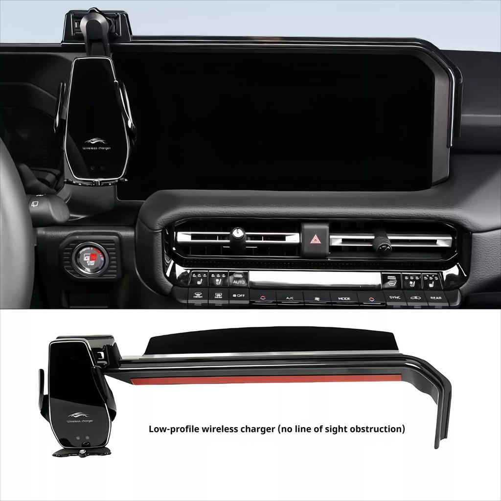 For Toyota Land Cruiser Prado 250 LC250 Car Gravity Car Mobile Phone Holder Console Navigation Phone Stand Bracket Installation