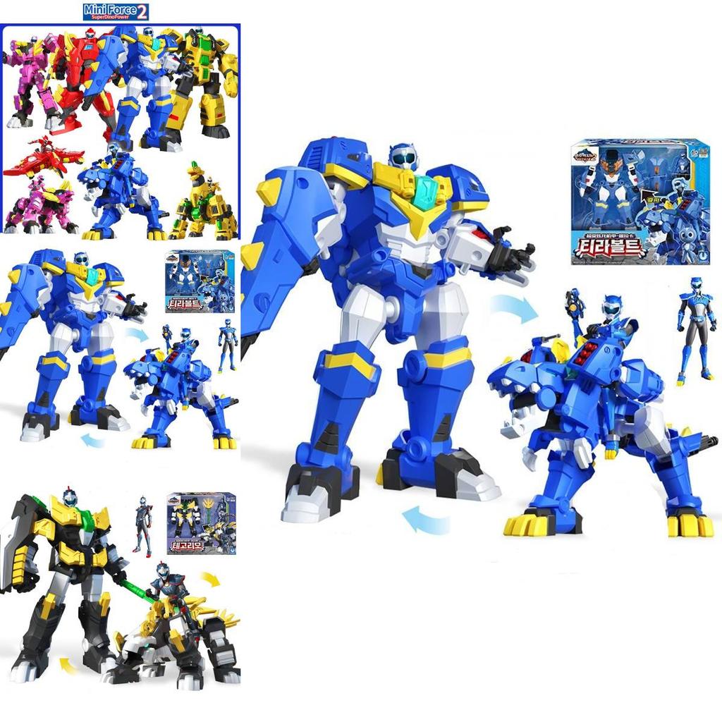 Mini Special Forces Toy Super Dino Power Mecha Transformation Robot For Boys