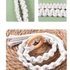 Handmade Weave Curtain Tiebacks Curtain Holder Clip Buckle Rope Straps Easy Installation Traditional Cloud Designing